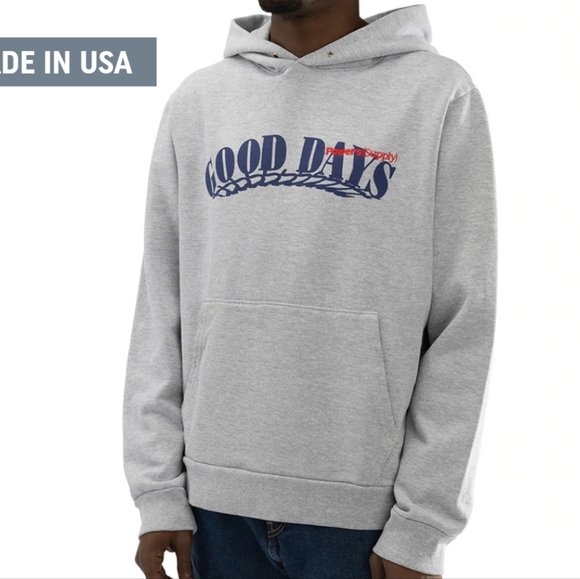 Powers supply good Days Hoodie in Heather Grey - Picture 2 of 2